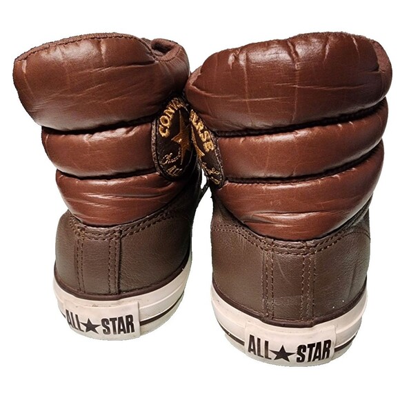 Converse Leather High Top Chuck Taylor Unisex M9 W11 Brown Comfort main image 7